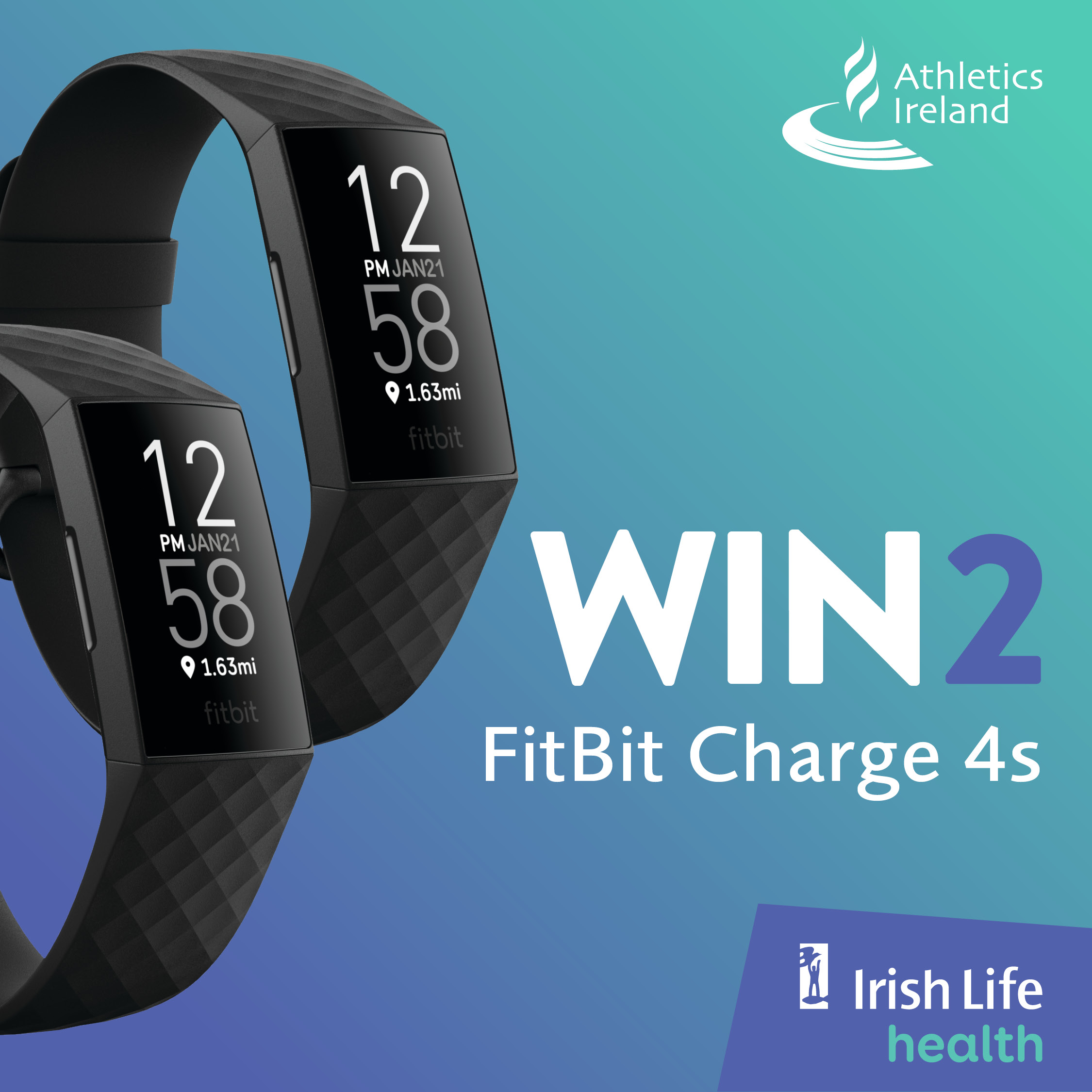 Win 2 FitBit Charge 4s with our official partner Irish Life Health