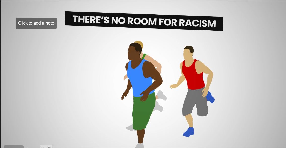 Athletics Ireland ‘THERE’S NO ROOM FOR RACISM’ video