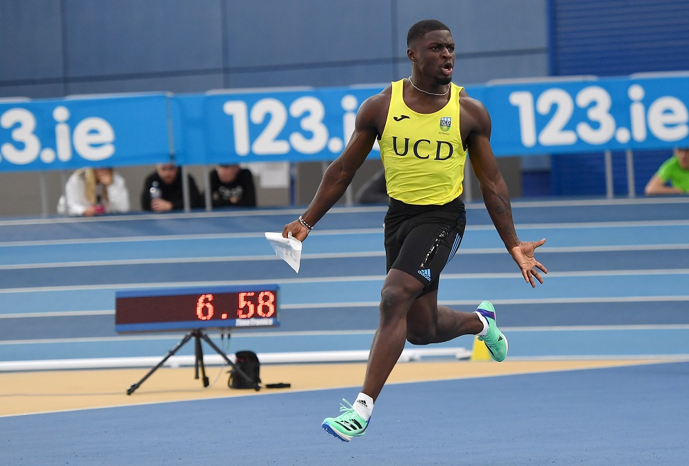 ‘IRELAND’S FASTEST MAN’ SMASHES NATIONAL INDOOR 60M RECORD