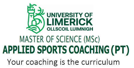 Master of Science in Applied Sports Coaching (University of Limerick)