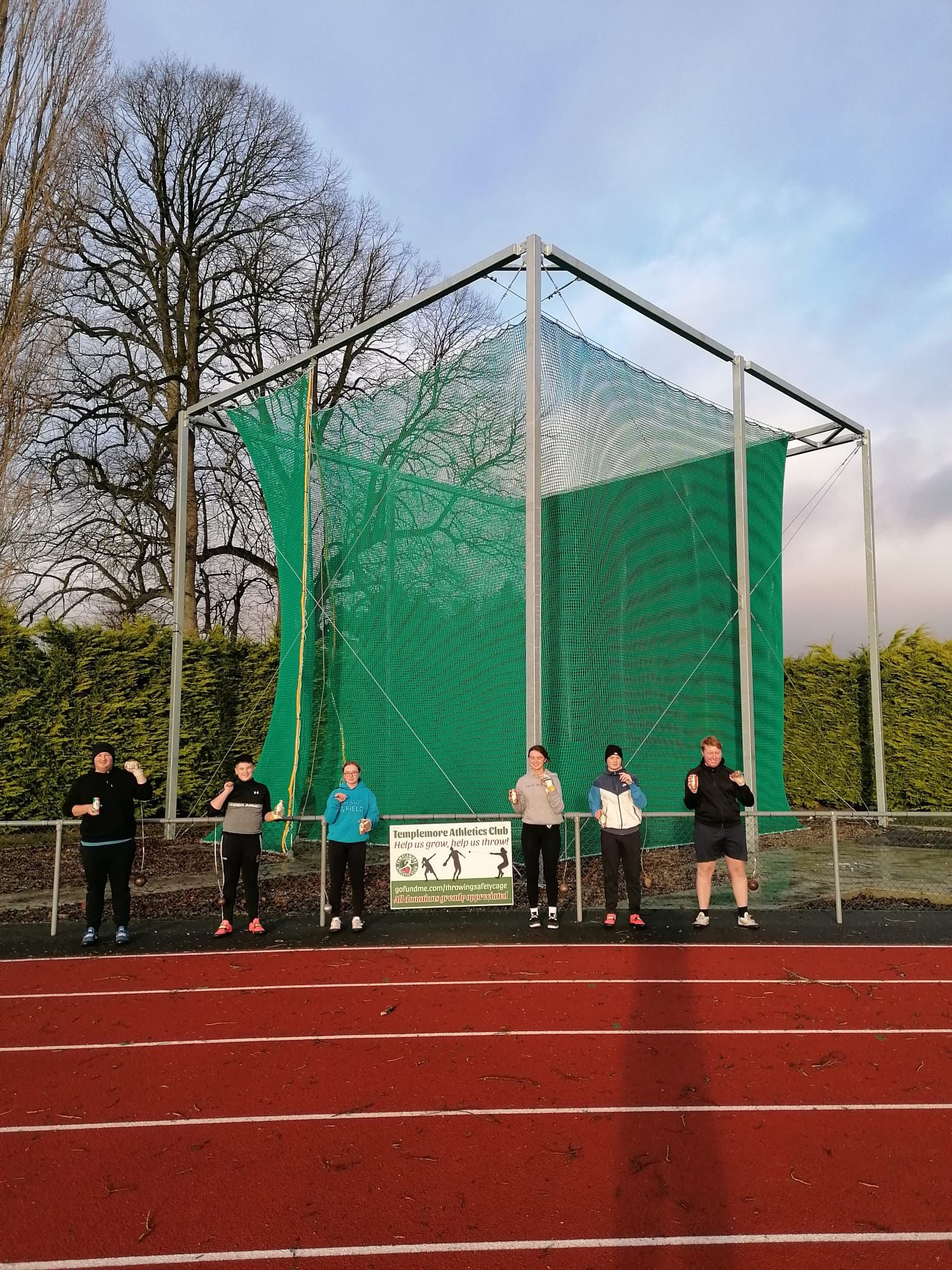 The FIRST Throwing Cage in Ireland delivered to Templemore AC
