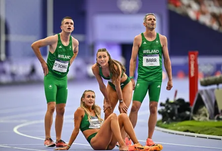 BRAVE RELAY TEAM BOW OUT IN PARIS