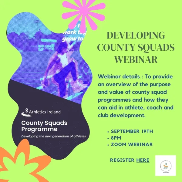 Developing County Squad Programme Webinar