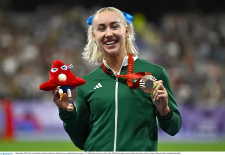 ORLA COMERFORD WINS T13 100M BRONZE AT PARALYMPIC GAMES